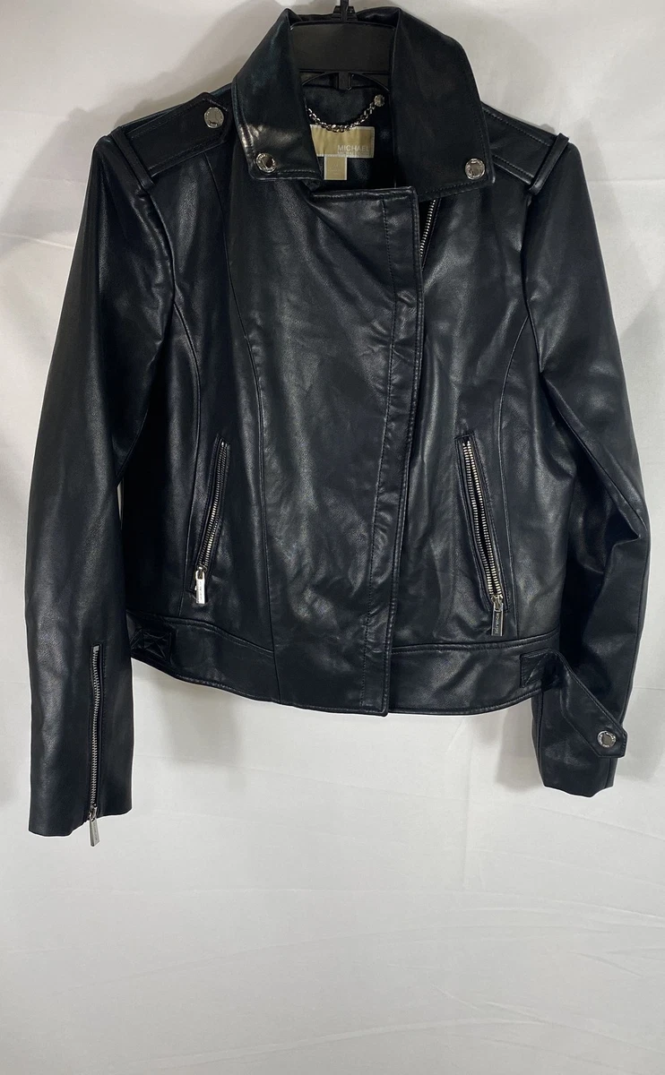 Michael Kors Faux Leather Outer Shell Coats, Jackets & Vests for