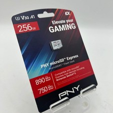 PNY 256GB microSD Express microSDXC Memory Card - Brand New