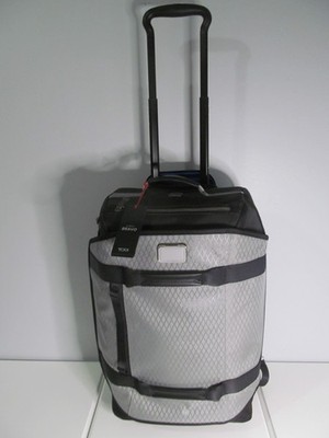 TUMI Alpha Bravo Gray & Black Carry On Combination Packable Backpack-Duffle, NWT