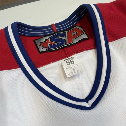 Game Worn Ron Hainsey Hamilton Bulldogs AHL Hockey Jersey Vintage Used White 56 - Picture 7 of 7
