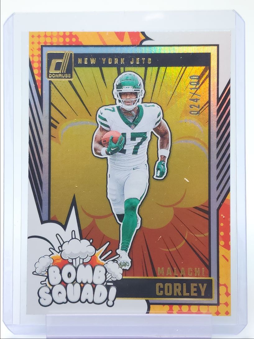 Malachi Corley Panini Donruss Bomb Squad #26 Holo