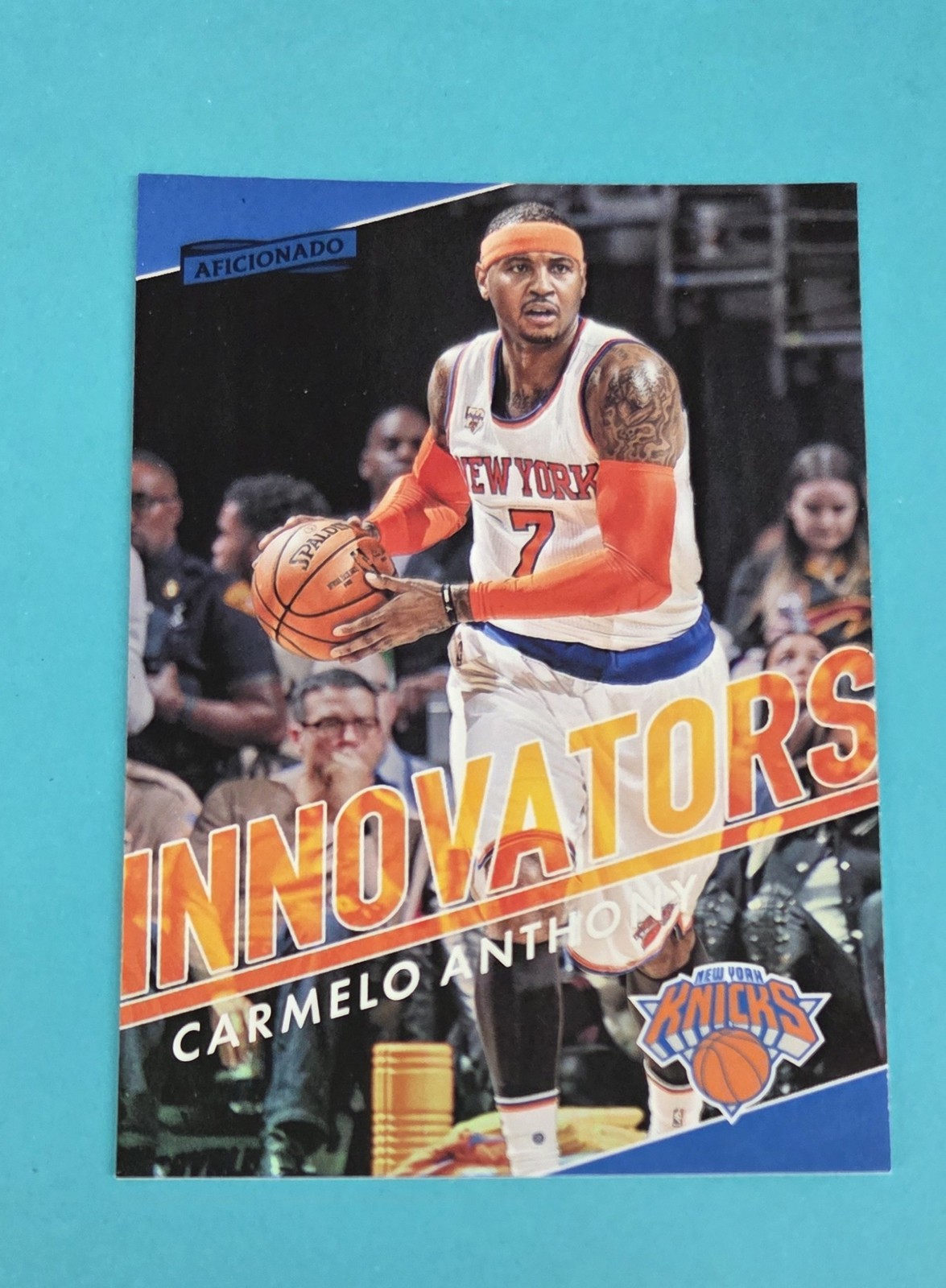2016-17 Panini Aficionado Innovators #2 Carmelo Anthony BASKETBALL Card 1G