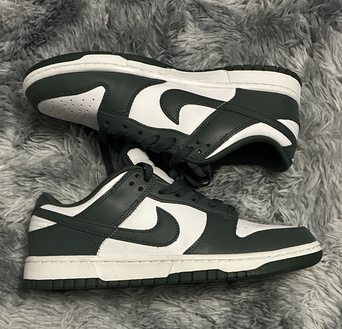 Nike Dunk Low Vintage Green/White Leather Low Top Men’s Sneakers DV0833-111