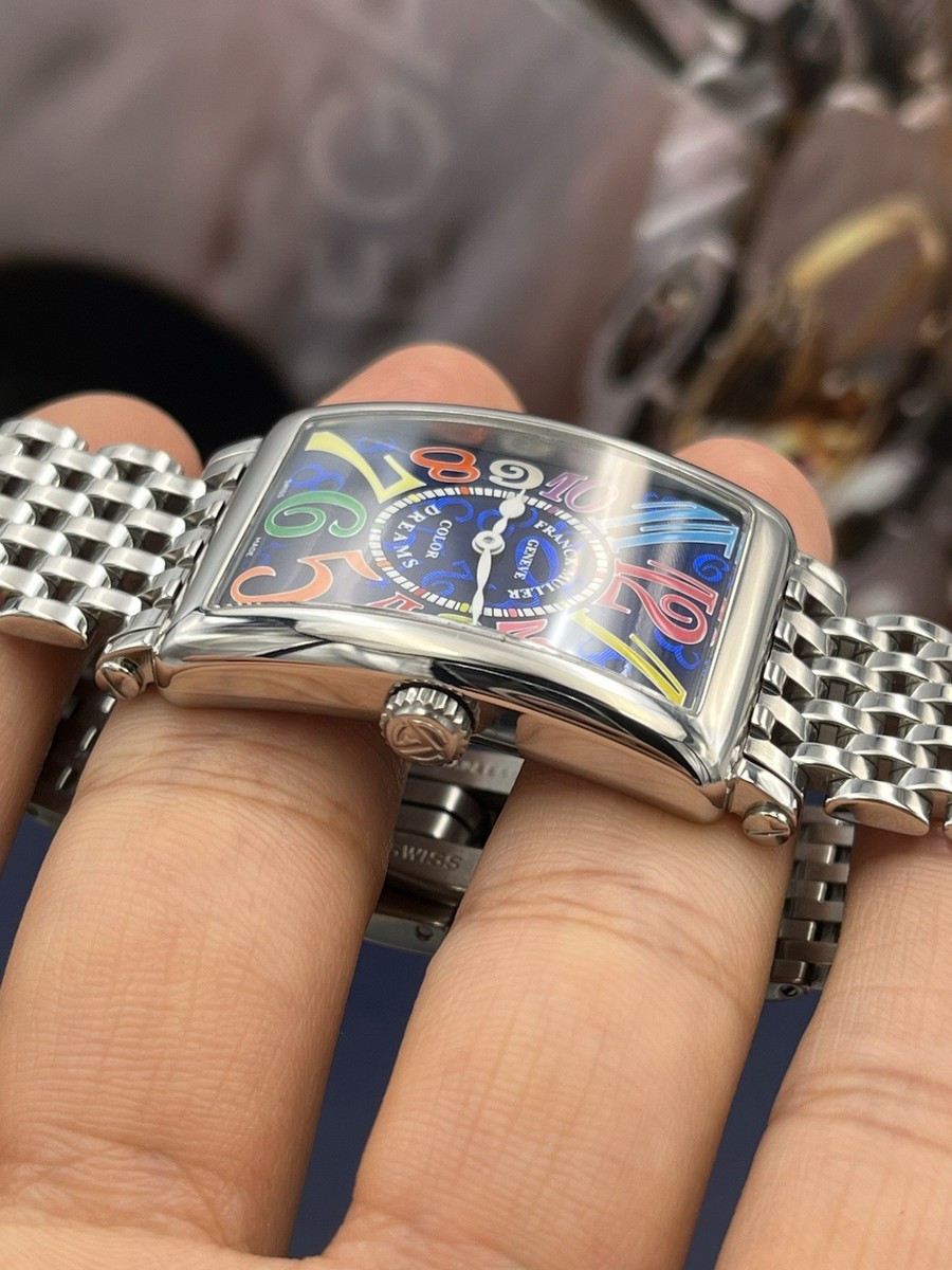Franck Muller Long Island Colored Dreams Quartz, Blue Dial | eBay