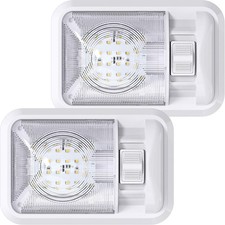 2 Pack 12V RV Ceiling Dome Light RV Interior Lighting for Trailer Camper with