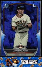 Quinn McDaniel 1st 2023 Bowman Draft Sapphire #BDC-136 San Francisco Giants