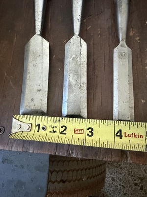 #ad #ad 6 Pc Craftsman And Dunlop Firming Chisels $51.95