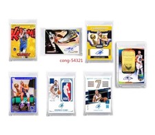 National Treasures Logoman Stephen Curry Autographs Signed Jersey Star Card 7PC