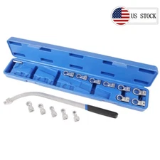 15PCS Universal Auxiliary Idler Belt Tensioner Pulley Removal Tool Kit 12-19mm