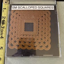 Spellbinders Nest Abilities Small Scallop Squares Set Of Six Die Cuts