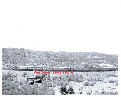8x10 Union Pacific Railroad Super Chief Train #17 B&W Photo Morley Colorado