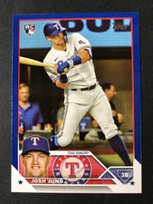 2023 Topps Series 2 #529 Josh Jung Texas Rangers Blue RC