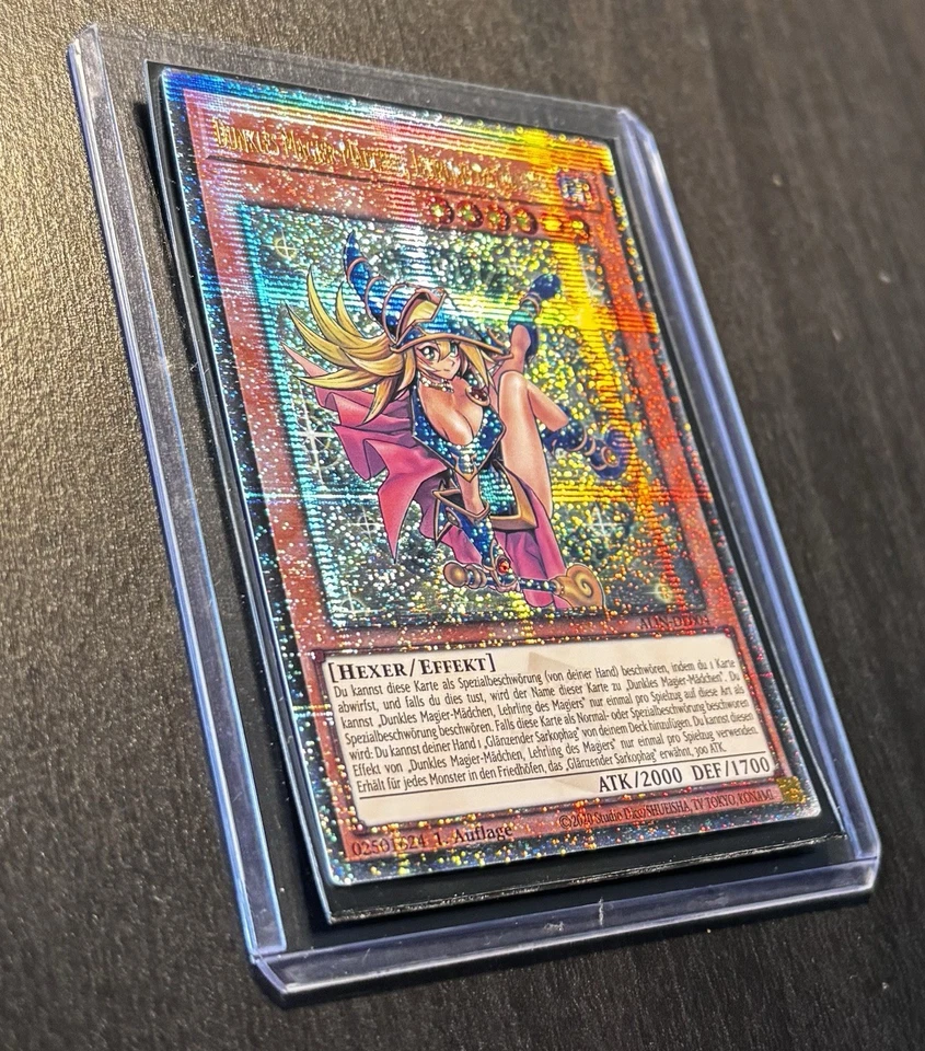 Yu-Gi-Oh! Dunkler Magier-Mädchen, Lehrling Des Magiers ALIN QCSR NM 1. Auflage - Bild 3 von 4