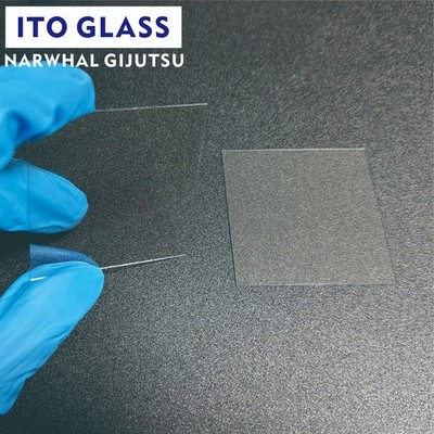 Transparent ITO Conductive Glass Substrate 100x100mm 3pcs 1.1Lab Research Solar