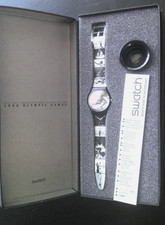 Orologio Swatch Vintage Originale 1996 GB178 Annie Leibovitz Ritratti Olimpici Nuovo con scatola
