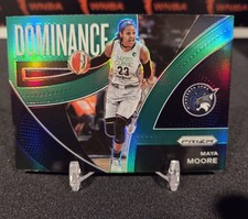 2022 Panini Prizm WNBA Maya Moore Dominance #13 Green Prizm Minnesota Lynx 