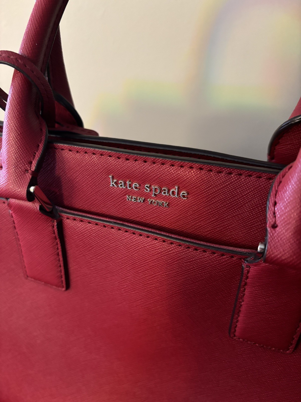 kate spade new york Staci Women's Medium Leather Satchel - Pink Ruby (WKRU6951)