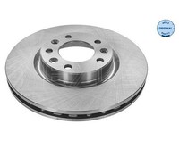 2 St. Bremsscheibe Meyle 11-155210041 Vorderachse FüR Peugeot