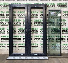 ANTHRACITE GREY FRENCH DOORS TRIPLE GLAZED RAL 7016 UPVC PLASTIC BRAND NEW