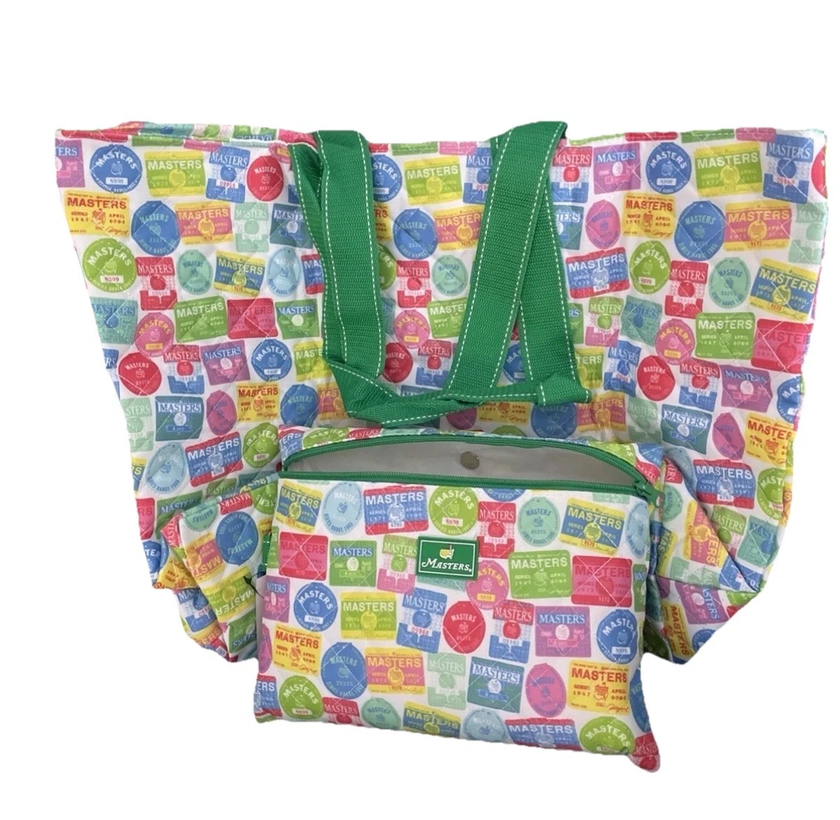 2026 Masters Scout Packable Tote - 2026 Masters Badge Design Flag