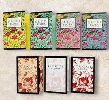 Gucci FLORA & BLOOM Collection Sample Spray Vial 7pc Set Nice! 🎁
