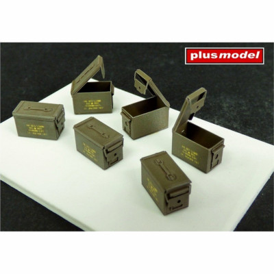 US Munitionskisten Kal. 5,56mm 1/35 Plusmodel 318 - Modellbau & Diorama Zubehör