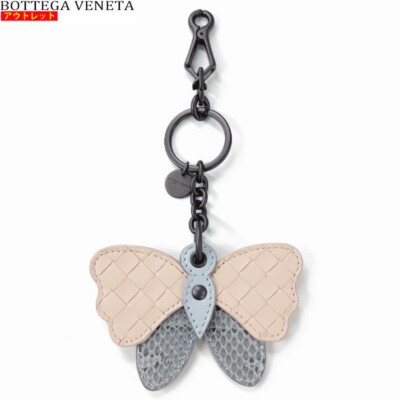 未使用　BOTTEGA VENETA　バタフライ　ピンク　バッグチャーム s-l400.jpg