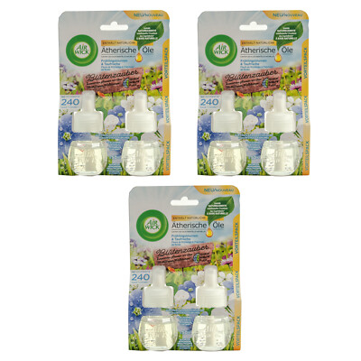 Air Wick Duftflakon Nachfüller FRÜHLINGSBLUMEN & TAUFRISCHE 3x Duo Pack 6 x 19ml