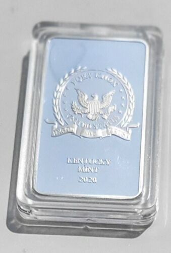 Barra de plata Fort Knox Kentucky Mint EE. UU. Lingotes Donald Trump Americana Nueva York