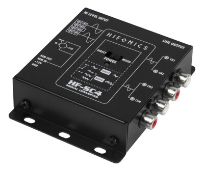 4-Channel Hoch Zu Low Level Konverter Mit Summierend Funktion High End Sound