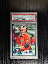 2022 Bowman Heritage Colton Cowser Prospects Image Swap Variation #BHP-45 PSA 10