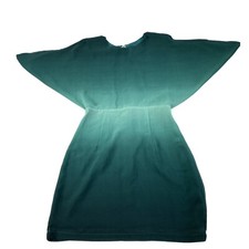 Elly M Green Ombre Dress Batwing Size 8 Knee-Length Casual Party Evening