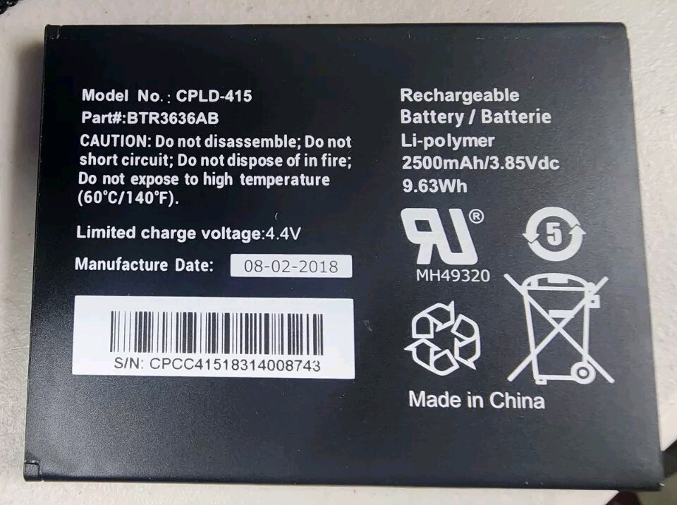 E-YIIVIIL Replacement Battery CPLD-194 Compatible with