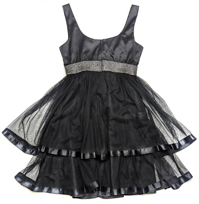 windsor black prom dress Pre-Owned Tulle Peacock Formal | Hand Beaded V Neck Black Prom Dresses
