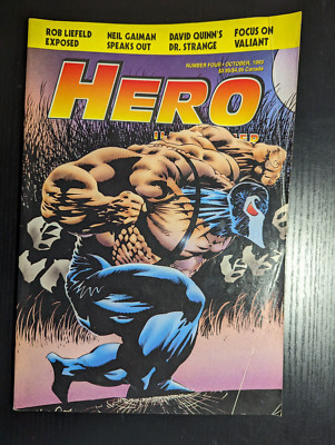 Hero Illustrated Number 4 October 1993 Batman Bane Cover comic book previews
