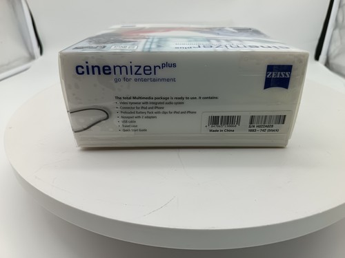 ZEISS CINEMIZER PLUS 1693-742 Lunettes vidéo avec connecteur Dock iPod/iPhone - Photo 4/7