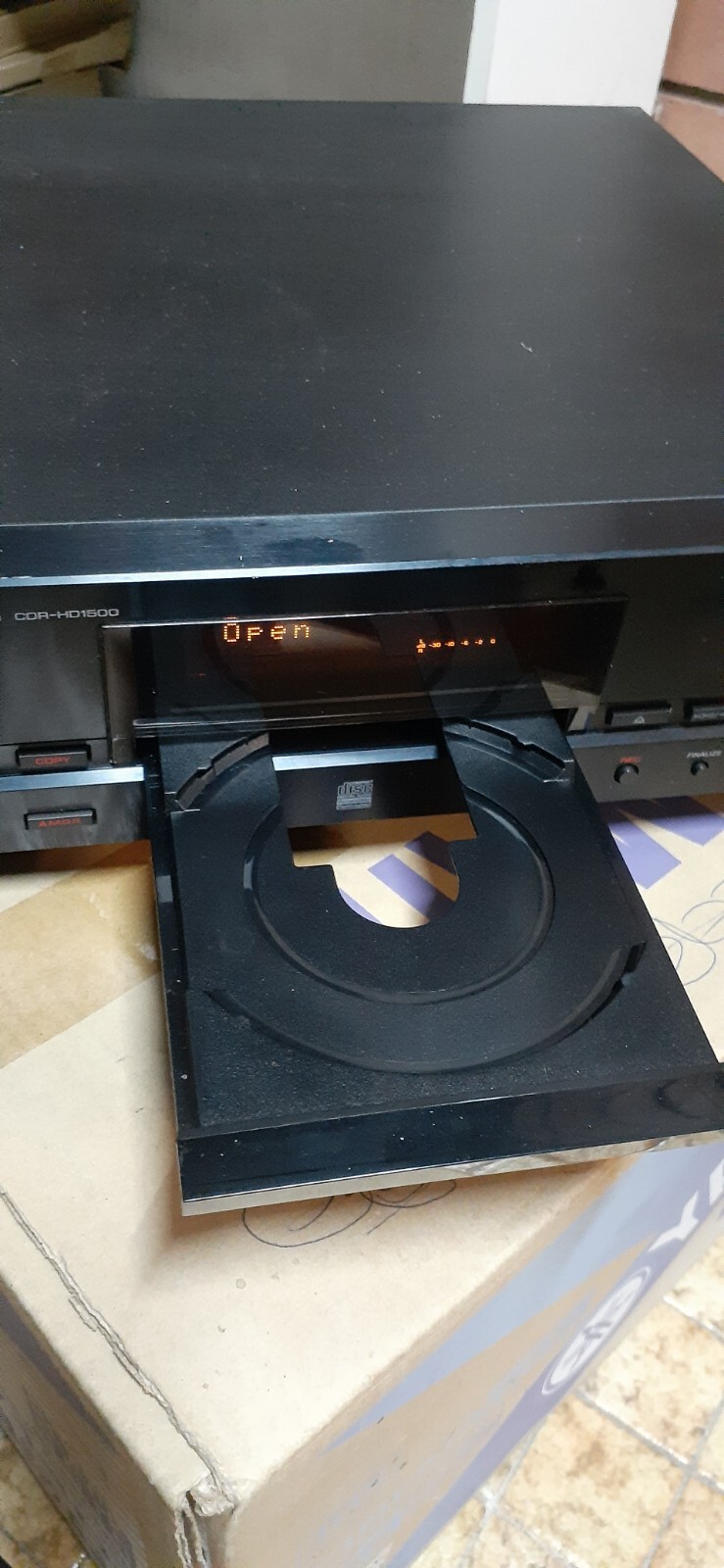 Yamaha CDRHD1500 HDD CDRecorder 250GB HDD eBay