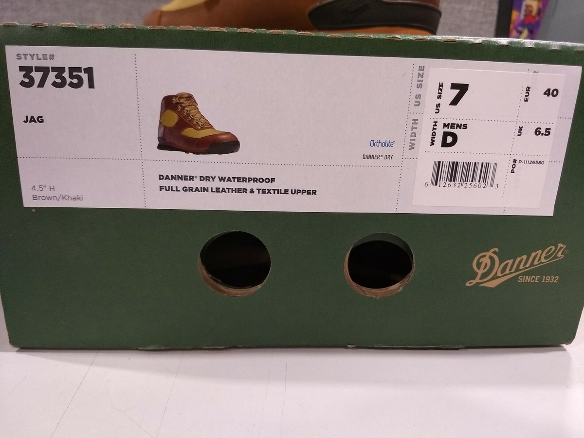 Danner Jag Hiking Boots Brown Khaki Danner Dry Waterproof Mens 8 D 37351 Danner - Danner Jag main image 4