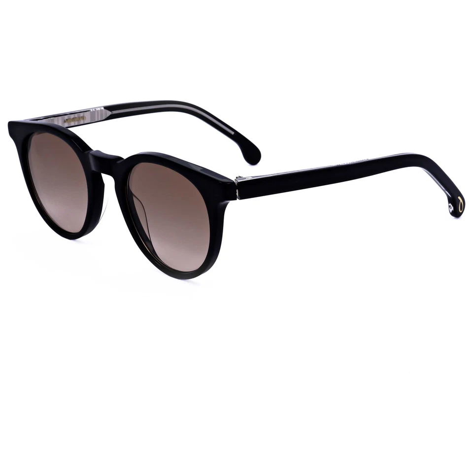 Gafas de sol de cristal de tinta negra unisex Paul Smith 47 mm PSSN013V1SARCHERV1S-001