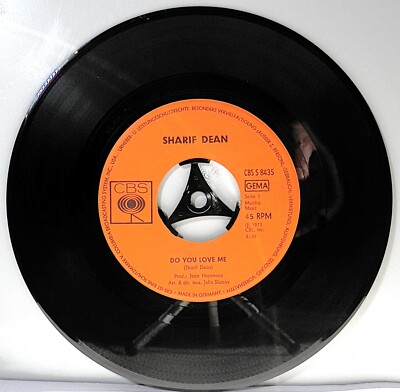 SHARIF DEAN - DO YOU LOVE ME / IN THE SUMMER HOLIDAYS            Vinylsingle 7''