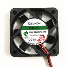 SUNON MB40102V2-Q01U-AA9 DC24V 1.44W 4010 2-wire cooling fan