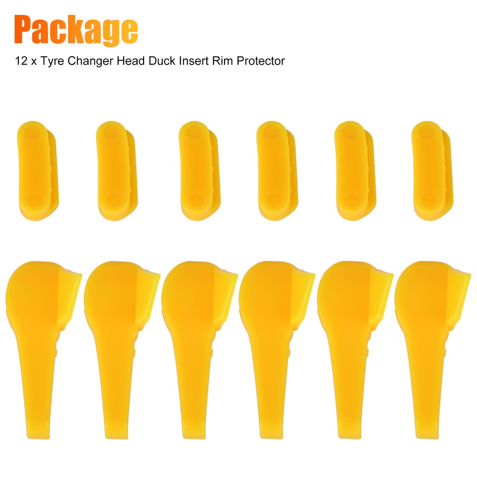 12Pcs Tire Changer Machine Plastic Mount Demount Duck Head Insert Rim ...