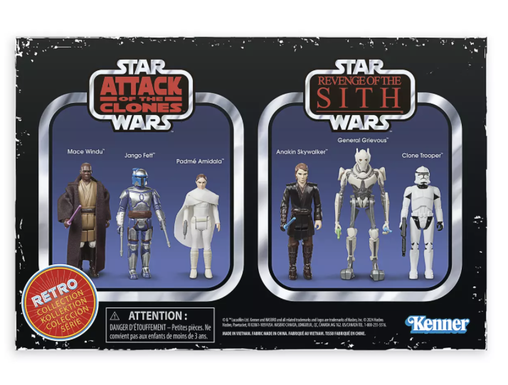 Disney Parks Star Wars Retro Collection Action Figure Set Episode