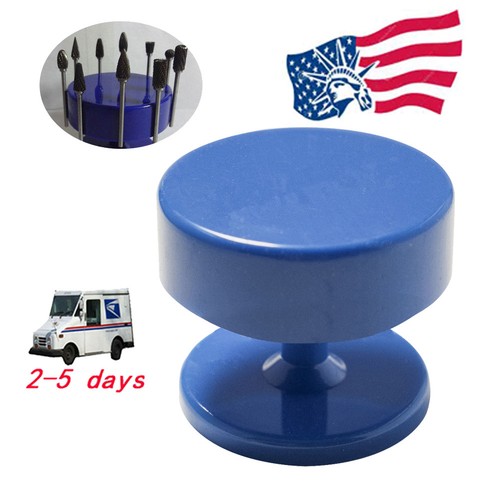 Round Dental lab Bur burs Drill Block Holder Station for Dentist USA eBay