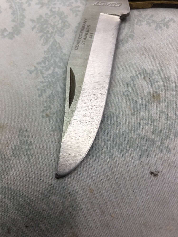 【中古】 Fuer Ein Stueck Leben VerloreneJungs Vintage COAST/GERMANY single blade Folding pocket knife