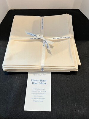 4 Princess House Abington Damask Napkins #1278 NIP DISCONTINUED