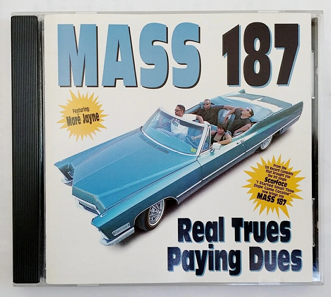 (CD) Mass 187 – Real Trues Paying Dues, OG Press, Blue Disc, SSR-2224, Excellent