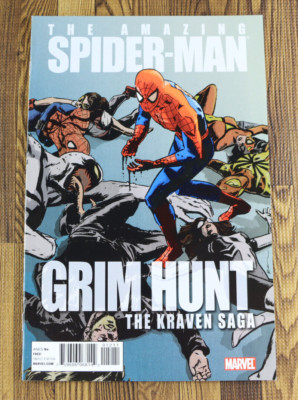 2010 Marvel Comics Spider-Man Grim Hunt The Kraven Saga #1 VF/VF+