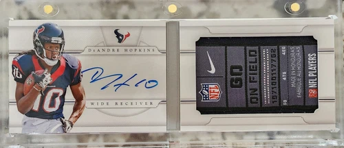 DeAndre Hopkins 2013 National Treasures Rookie Booklet Auto Laundry Tag 1/1 🔥🔥
