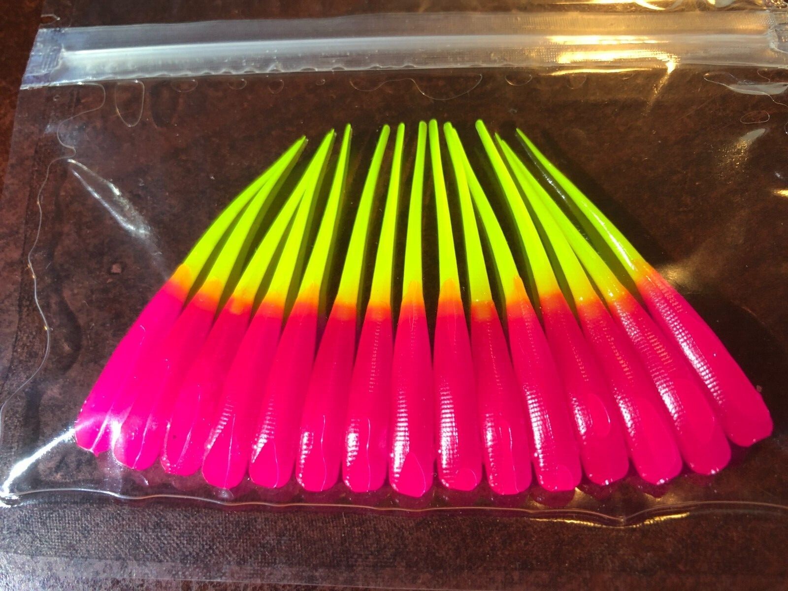 Soft Plastic Baits Crappie Panfish Scented 15 Count 2.4